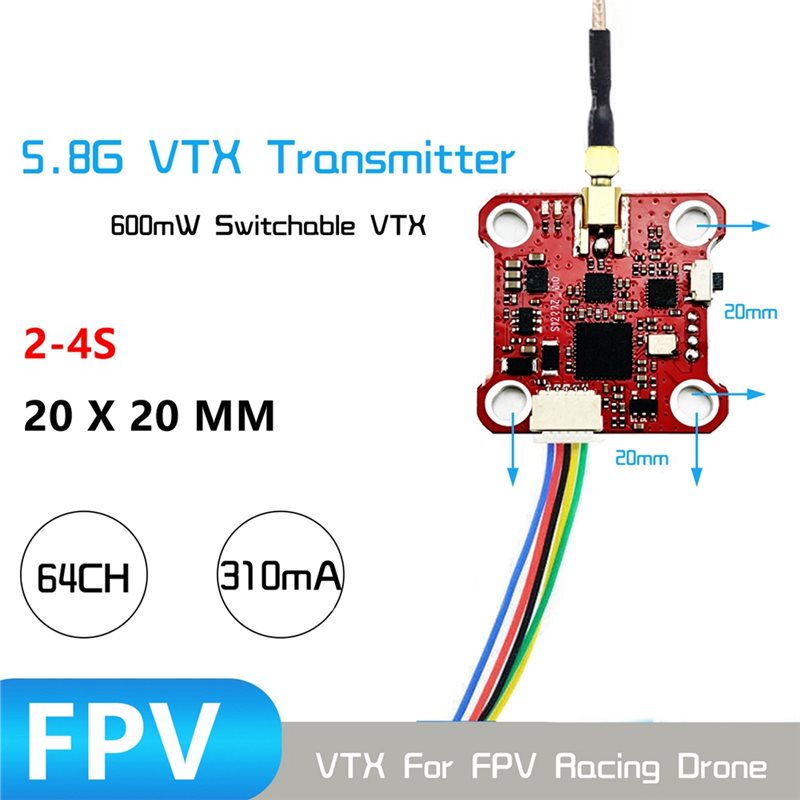 Moduł transmisji sygnału wideo – Drone Racing Vtx recenzja i cena